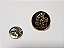 Pin Boton  Broche Maçonaria Aprendiz-redondo preto - Imagem 2