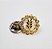 Pin Broche Acácia  Strass Incolor Maçonaria - Imagem 2