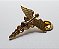Pin Broche Caduceu de Hermes - Maçom - Imagem 2