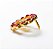 Pin Broche Acácia Strass Vermelho - Imagem 3