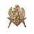 Águia Dourada Pin Broche Rito Escocês Maçonaria - Imagem 1