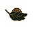 Pin Acácia Folha Maçonaria - Imagem 3