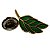 Pin Acácia Folha Maçonaria - Imagem 1