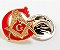 Pin Broche Maçonaria letra "G" -vermelho - Imagem 1