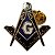 Pin Boton Broche Esquadro e Compasso - Imagem 2