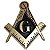 Adesivo Maçonaria Emblema Metálico Relevo Maçom Templário - Imagem 1