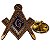 Pin Broche Botton Maçonaria Maçom Símbolo Maçonaria - Imagem 1