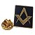 Pin Broche Botton Maçom Templário Maçonaria - Imagem 1