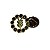 Pin Broche Acácia Strass Verde Maçonaria - Imagem 4