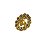 Pin Boton Broche  Strass Esquadro e Compasso - Imagem 3