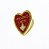 Broche Pin Mason's Lady Coração Vermelho - Imagem 5