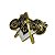 Pin Boton Símbolo Maçonaria Maçom Moto Harley Clube - Imagem 2