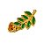 Pin Broche Folha de Acácia - Imagem 4