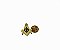 Pin Maçonaria Dourado Esquadro E Compasso Com Pedrinha - Fundo Preto - Imagem 4