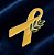 Pin Laço Acácia Campanha Setembro Amarelo - Imagem 3