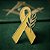 Pin Laço Acácia Campanha Setembro Amarelo - Imagem 2