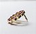 Pin Broche Acácia Strass Rosa - Imagem 3