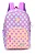 Mochila Costas de Bolinhas Roxa - Imagem 1