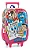 Mochila com rodas turma da monica pink - Imagem 1