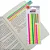 Bloco smart  marca texto neon 8 blocos 20 folhas - Imagem 2