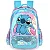 Mochila Costa Stitch Pelúcia Azul - Imagem 1