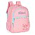 Mochila Costas Stitch Rosa Pompom Luxcel - Imagem 2