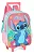 Mochila Roda Stitch Rosa Luxcel - Imagem 1
