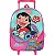Mochila Com Rodas Rosa Lilo e Stitch Luxcel - Imagem 1