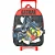 Mochila com Rodas Batman Vermelho Infantil Luxcel - Imagem 1