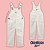 Jardineira Oshkosh Veludo Cotelê Menina Off White - Imagem 4