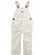 Jardineira Oshkosh Veludo Cotelê Menina Off White - Imagem 1