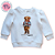 Blusa em Moletom Polo Bear Menina Branco - Imagem 3