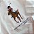 Blusa em Moletom Polo Bear Menina Off White - Imagem 3
