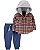 Conjunto 2 Peças com Camisa Flanelada Xadrez - Imagem 2