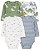 Kit Body Manga Longa Baby Dinos - Imagem 1