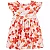 Kit Carters Macaquinho e Vestido 3 Peças Red Flowers - Imagem 3