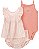 Conjunto com Shorts 3 Peças Bonjour Coral - Imagem 1