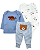 Conjunto 3 Peças Body e Calça Papai Urso - Imagem 2