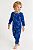 Macacão Pijama Fleece Alces Blue - Imagem 1