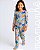 Macacão Pijama Infantil Carters Fleece Floral Blue - Imagem 1