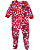 Macacão Pijama Fleece Floral Print - Imagem 1