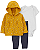Conjunto Carters 3 Peças Com Agasalho Floral Gold - Imagem 5