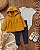 Conjunto Carters 3 Peças Com Agasalho Floral Gold - Imagem 1