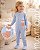 Macacão Pijama Carters Algodão Foxie Sky - Imagem 1