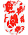 Macaquinho Carters Red Flowers - Imagem 1