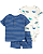 Conjunto Verão Bebê Menino Dinossauros Azul Carters - Imagem 1