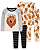 Kit Pijama Infantil Carters 4 Peças Leãozinho - Imagem 2