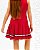 Vestido Infantil Tommy Hilfiger Cavado Vermelho - Imagem 3