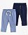 Kit Calça Bebê Carters Azul / Marinho - Imagem 1