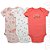 Kit Body Carters Manga Curta Floral Joaninhas - Imagem 1